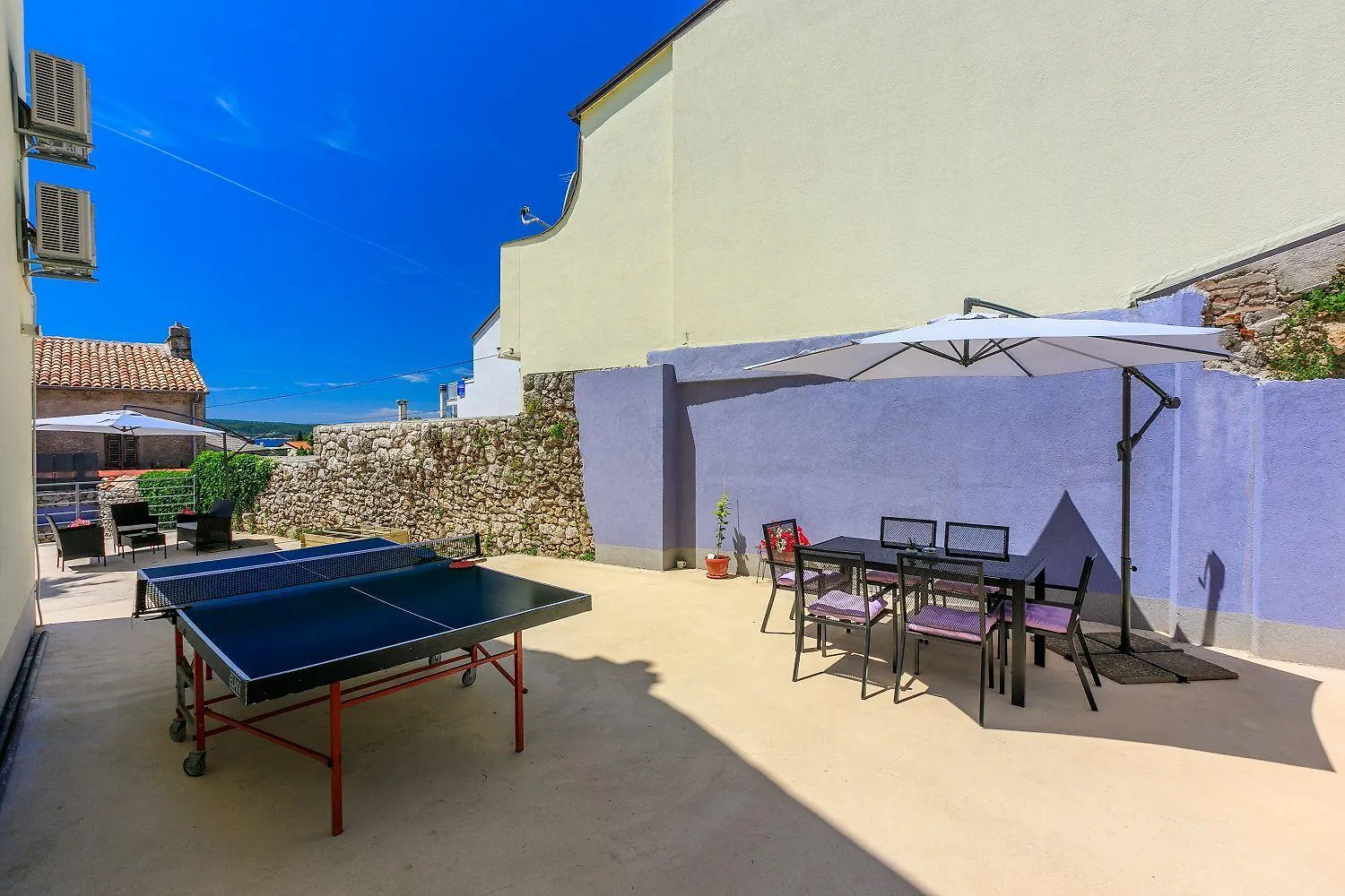Hundefreundliches Ferienhaus Nur 270 Meter Zum Strand Mit Meerblick, Tischtennis, Grillbereich Crikvenica Croatia