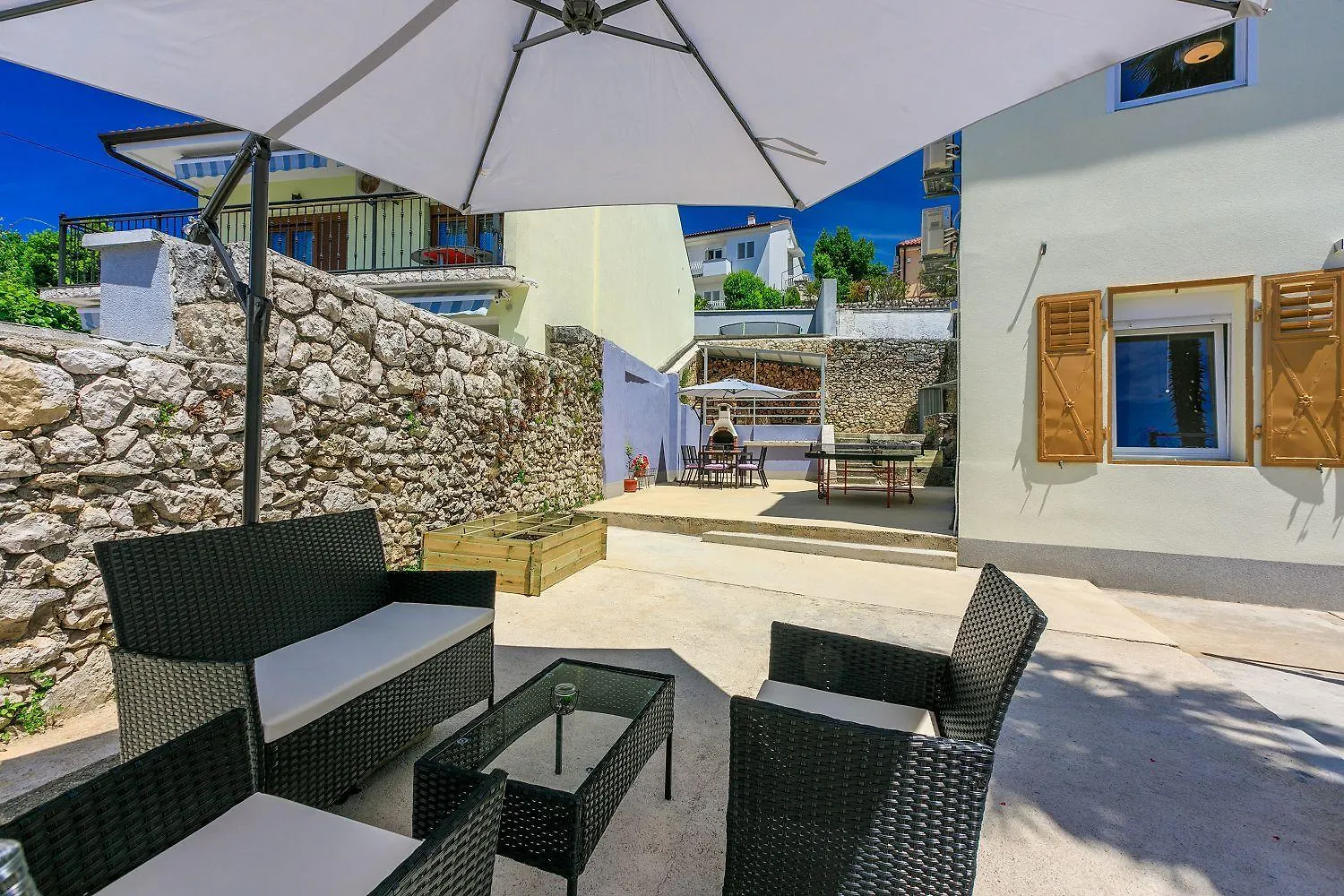Holiday home Hundefreundliches Ferienhaus Nur 270 Meter Zum Strand Mit Meerblick, Tischtennis, Grillbereich Crikvenica Croatia